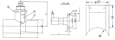 IPシリーズ外形寸法図